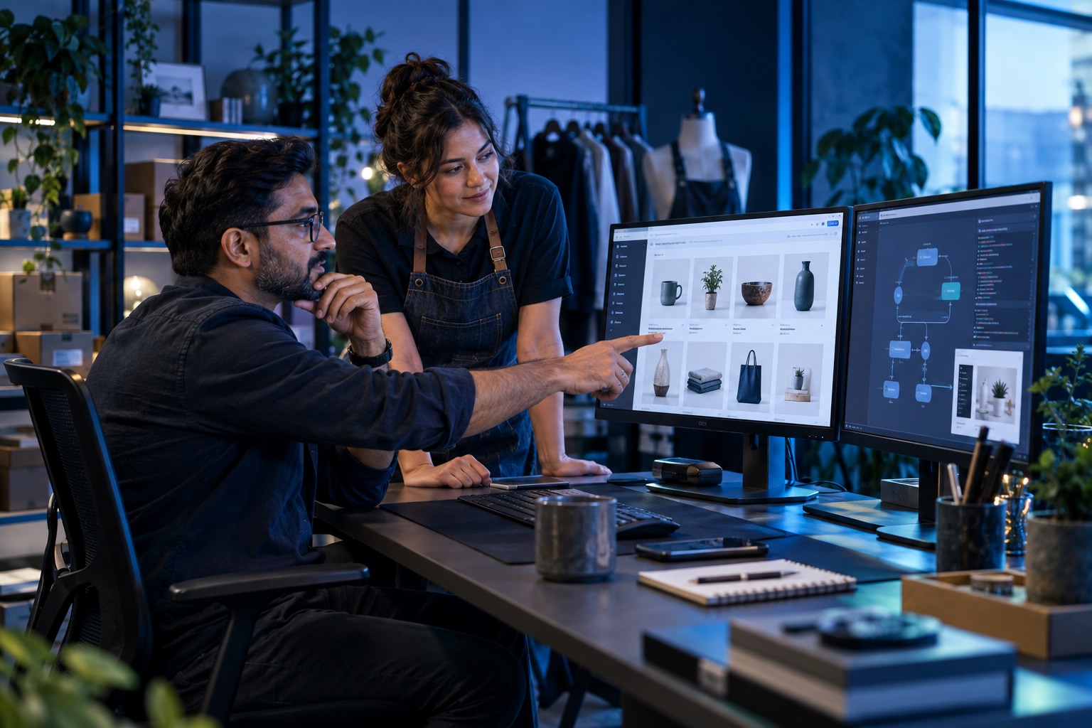 Illustrative plugin-workshop scene for XMLA website services