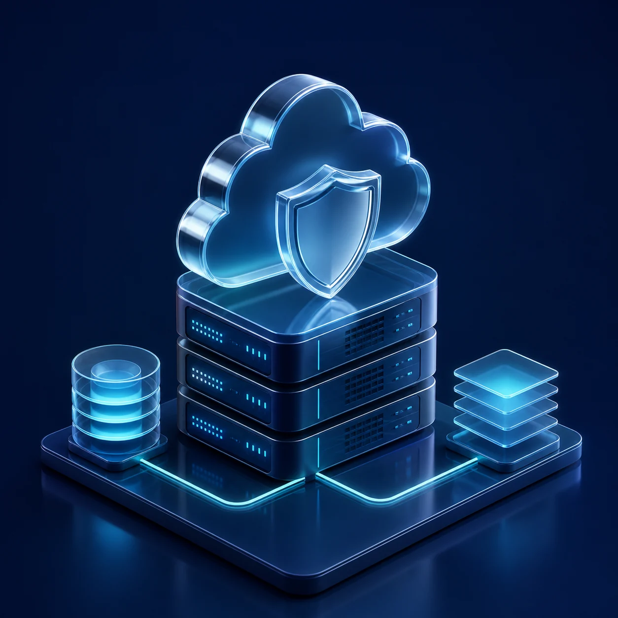 Abstract glass managed hosting infrastructure