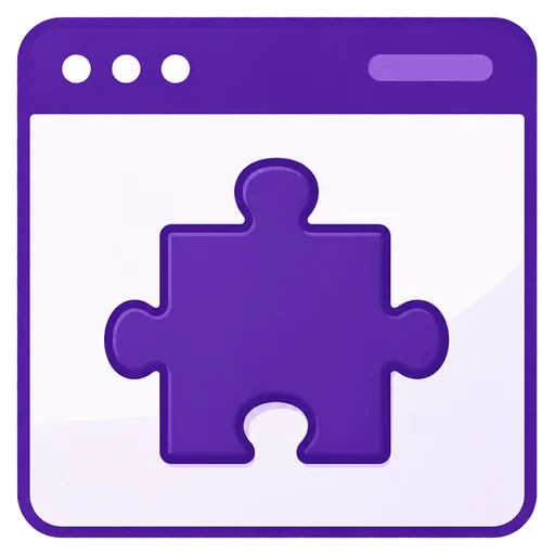 Custom feature puzzle piece illustration