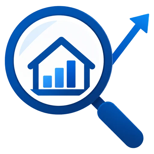 SEO boost magnifying glass illustration