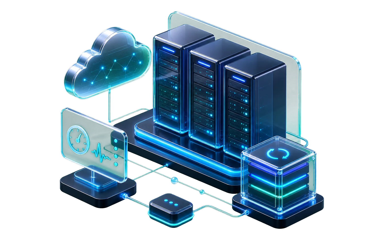 3D rendered domain management workspace