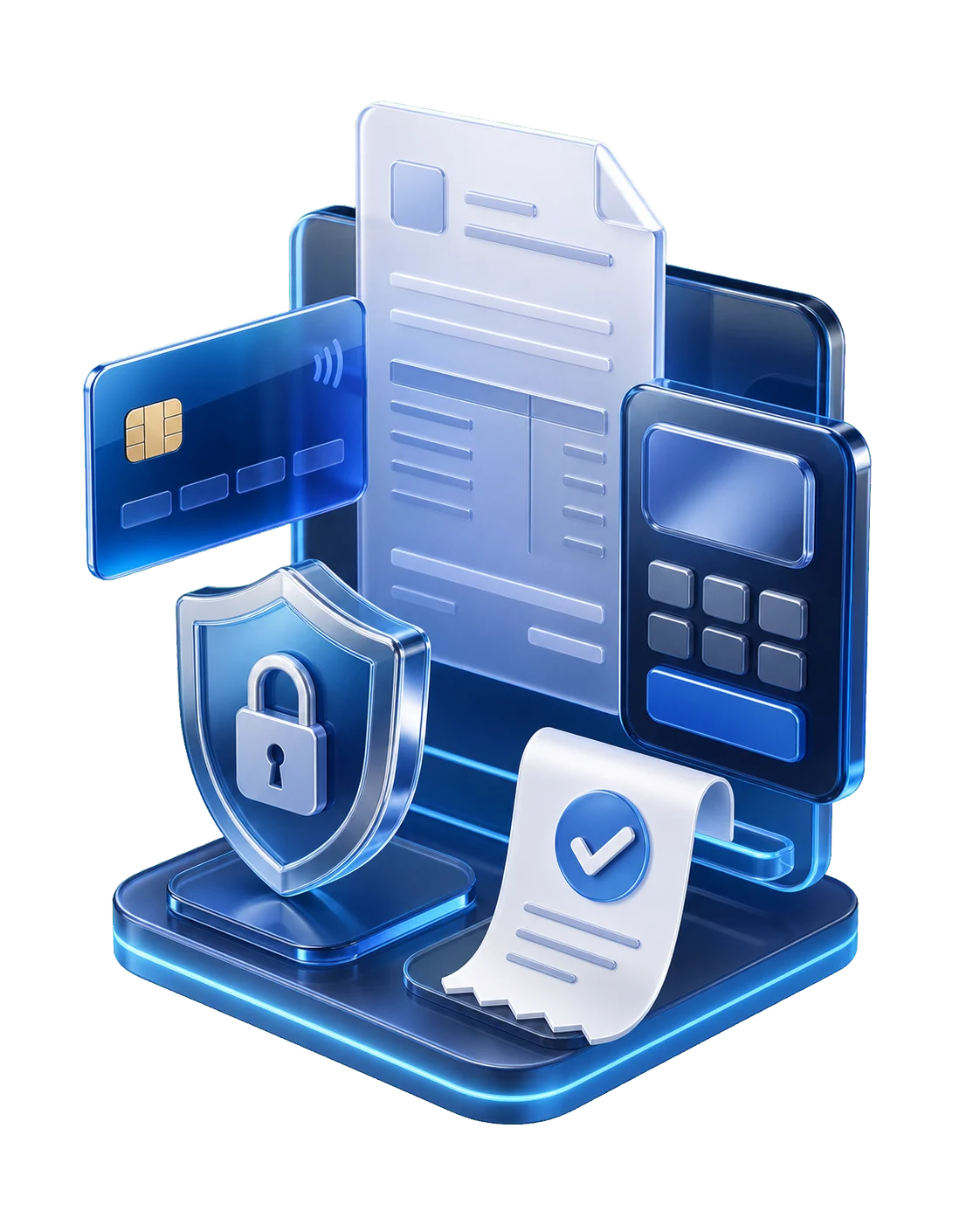 3D rendered online commerce and payment workspace