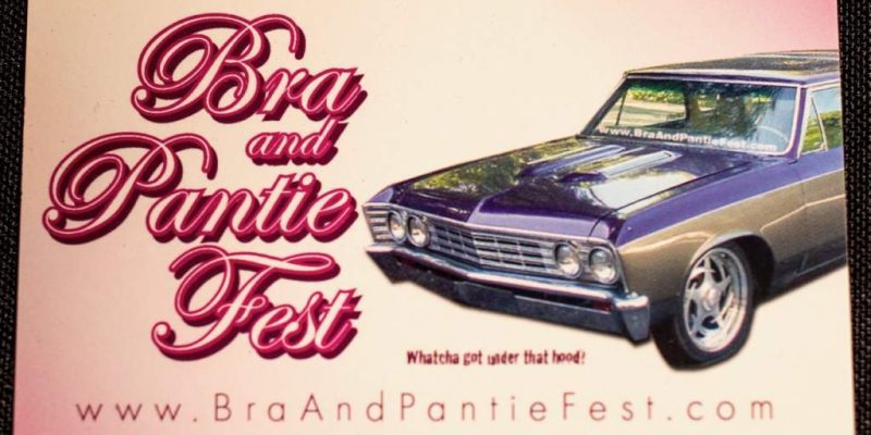 bra and pantie fest business card