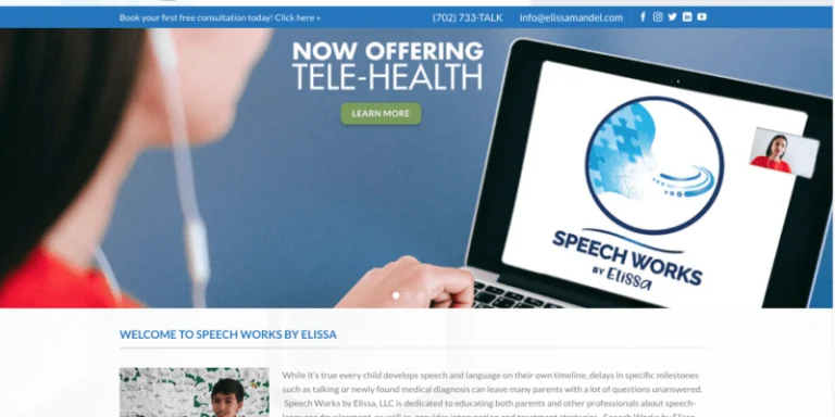 Logo of SpeechWorksByElissa.org, a platform for mastering effective speech and communication skills.