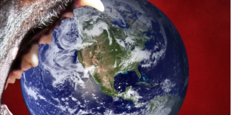 Conceptual image illustrating the disruption of balance