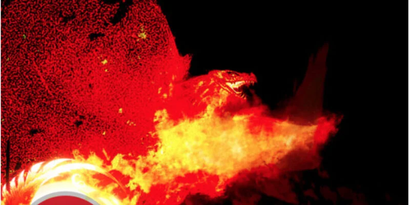 Phoenix rising from ashes symbolizing rebirth and renewal