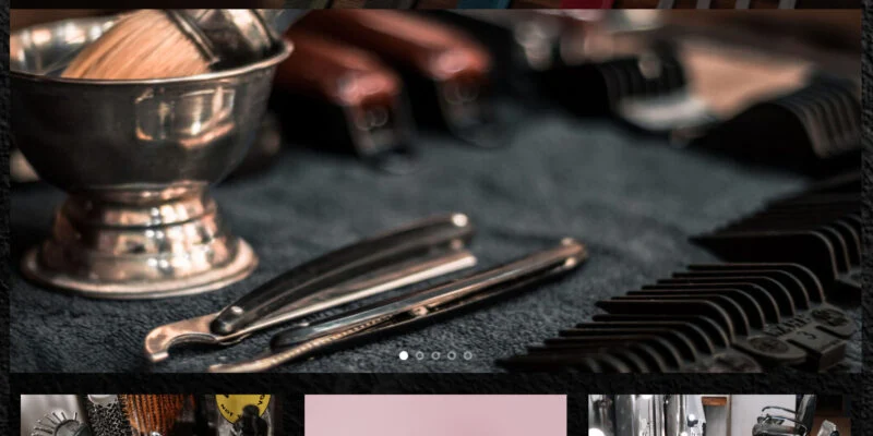 Professional barber at Fine Mens Salon providing high-end grooming services