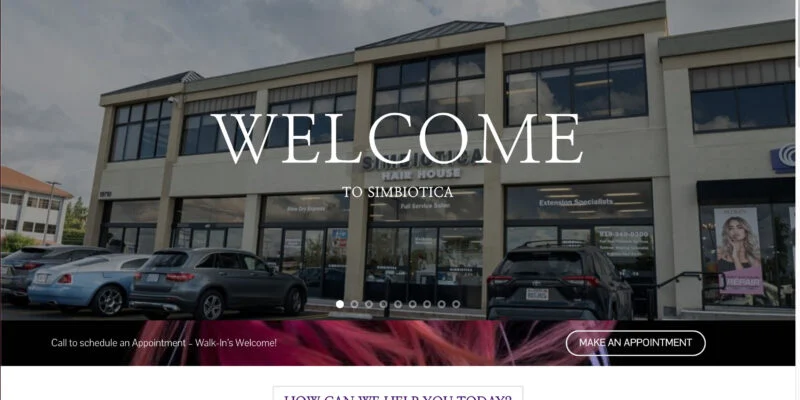 Simbiotica hair care products and services, premium solutions for your hair care needs
