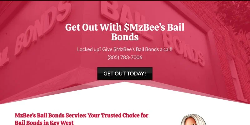 MZBeesBailBonds.com logo, trusted provider for swift, reliable bail bonds