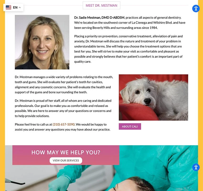 Portrait of Sadie Mestman, expert in web management and XMLA blog contributor