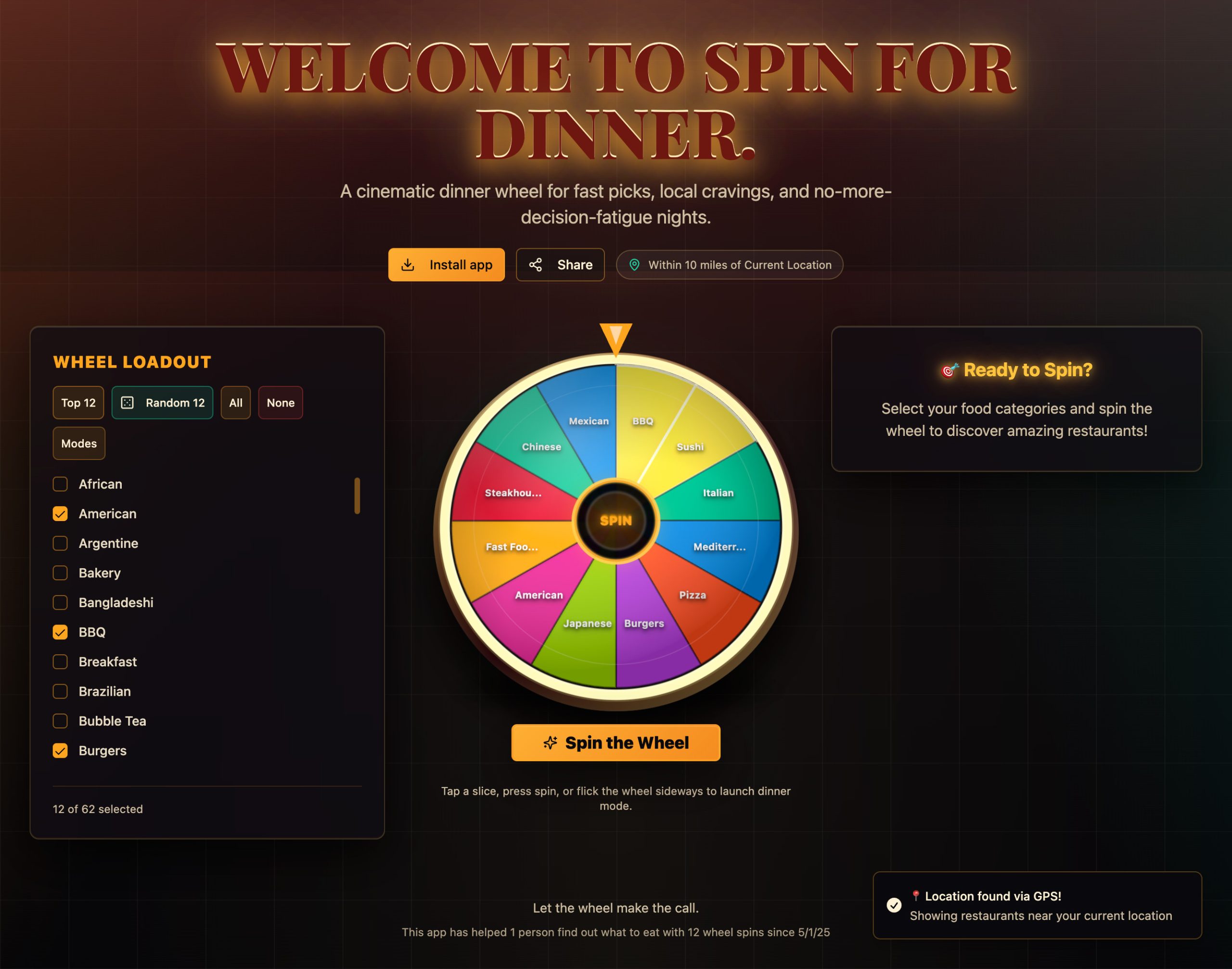 SpinForDinner.com