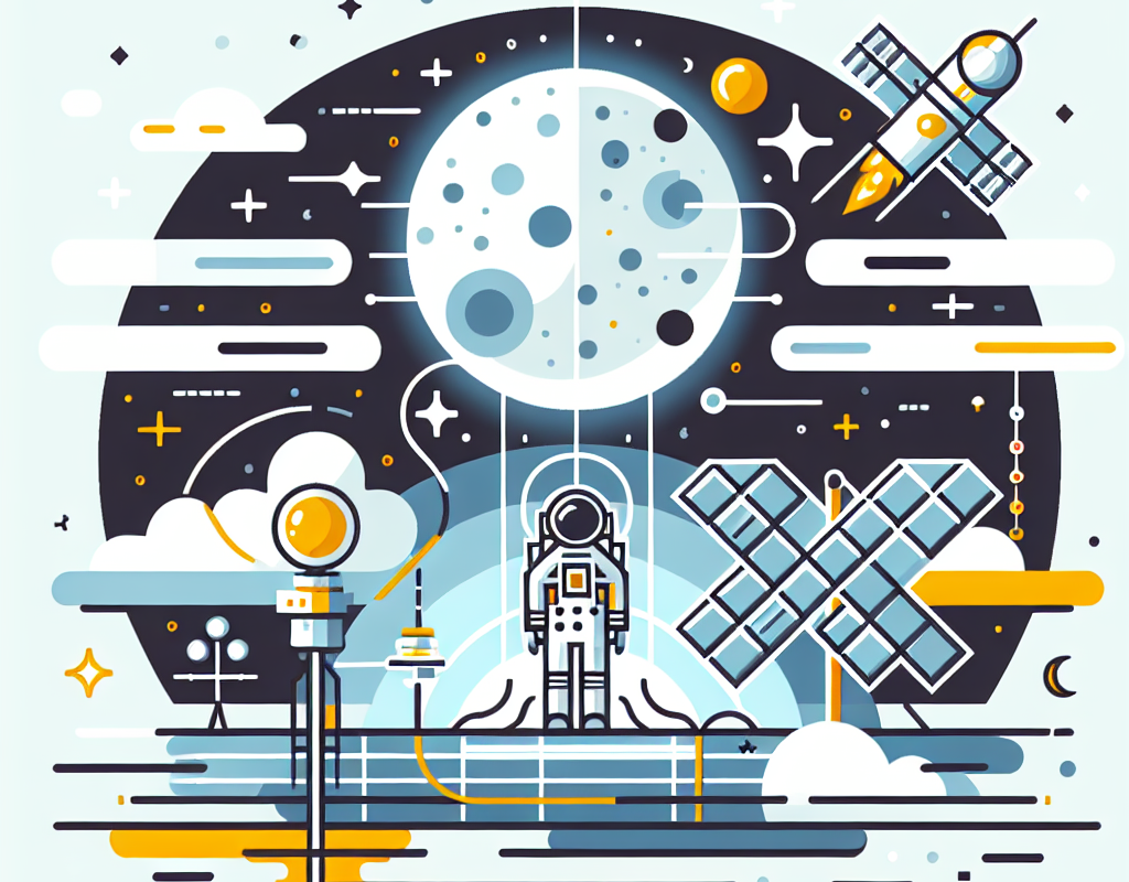Electric Moon image symbolizing thrilling modern space exploration journey