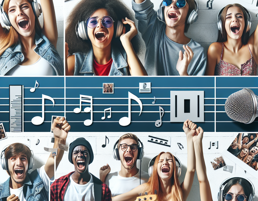 Exciting Reaction Music Video thumbnail displaying the thrill and joy of the music experience