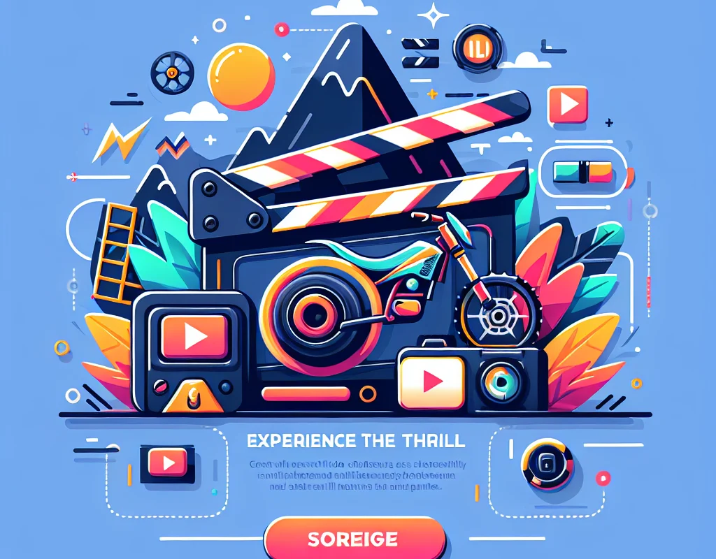Thrilling XSite Studios Bumper Video on a vibrant background showcasing creativity
