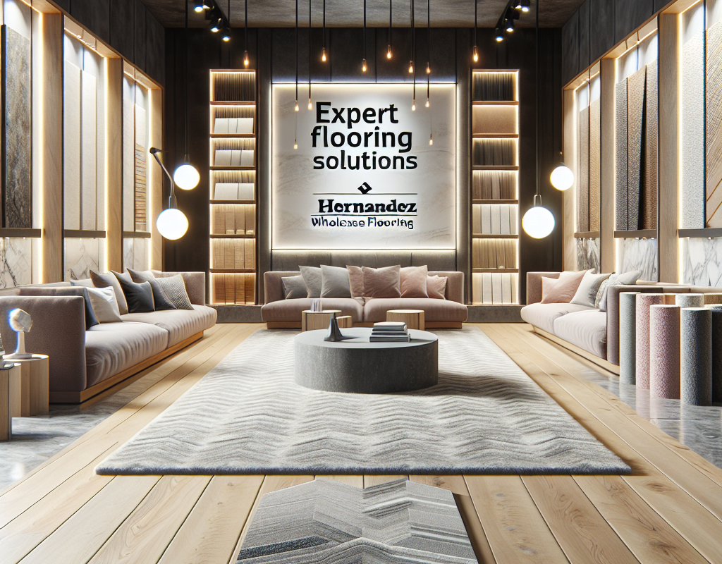 Expert flooring solutions with Hernandez Wholesale Flooring, offering unique and affordable options for all
