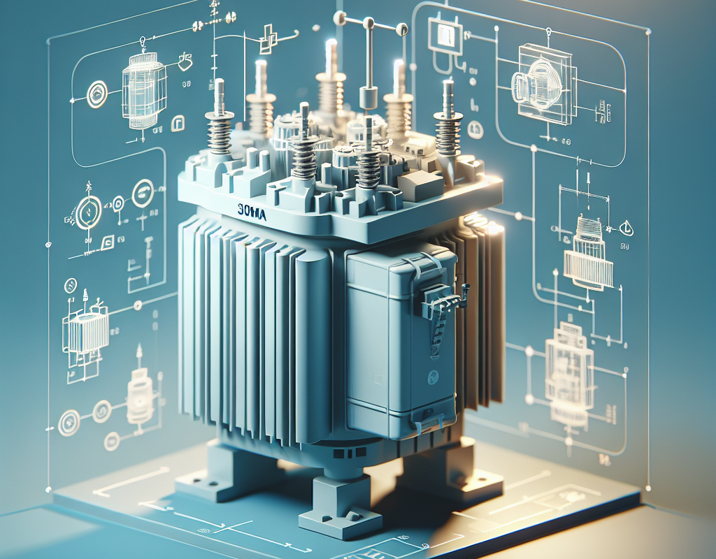30MVA power transformer visual representation highlighting its applications in power transmission