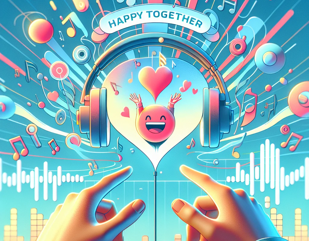 Gos10 in Happy Together Remix music video, vibrant musical experience