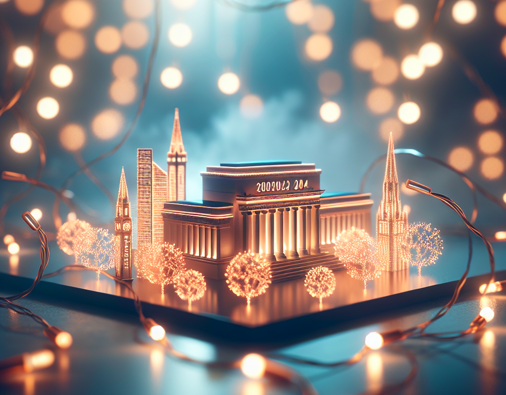 Schoolcraft 2024 highlighted by vibrant JJHolidayLighting display