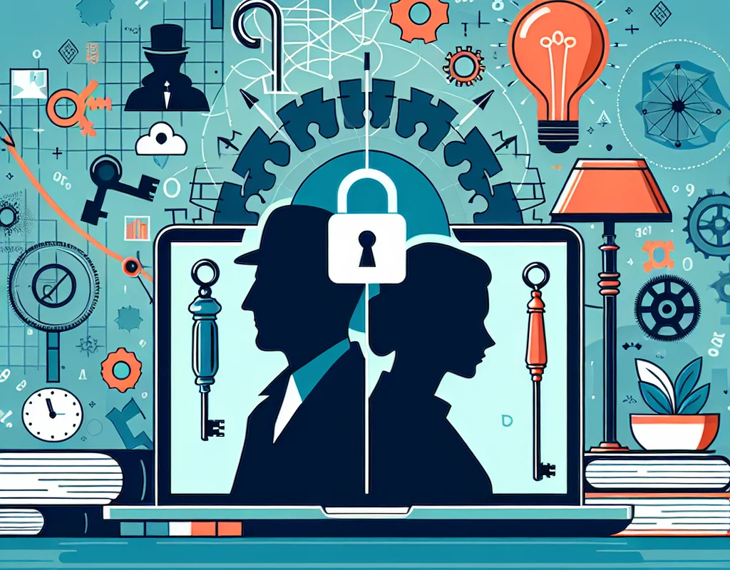 Book cover for 'Lock and Key' featuring Sherlock Holmes and James Moriarty in a dramatic face-off