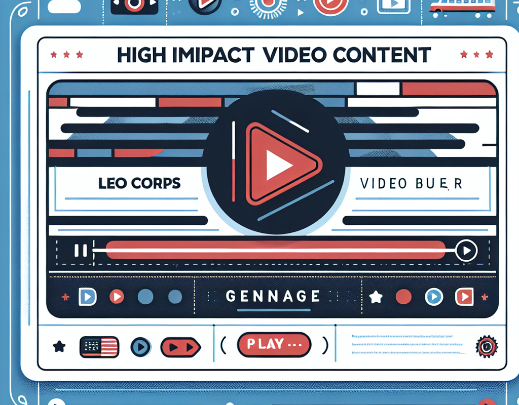 The Leo Corps Video Bumper showcasing high-impact video content for a strong corporate presence