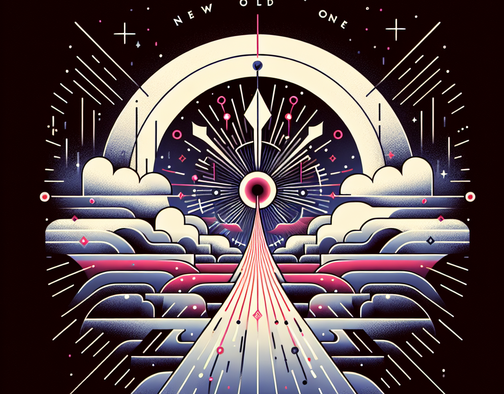 Enthralling scene from New Old One music video, a mesmerizing journey in music