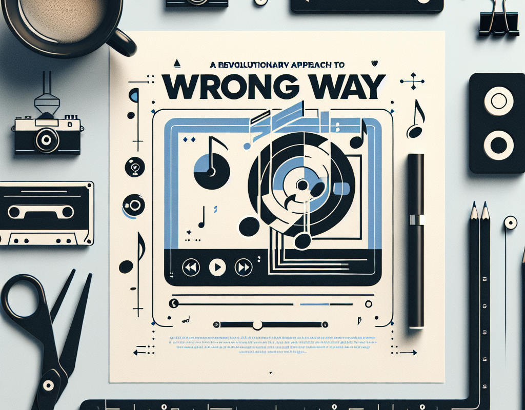 Cover image of the revolutionary music video 'Wrong Way' by Blotter