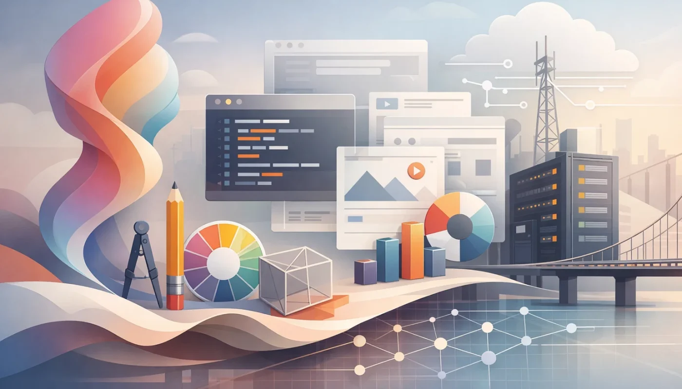 A chef preparing a gourmet dish, highlighting web food management techniques.