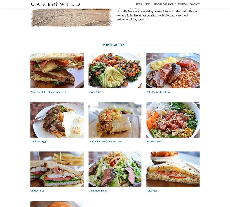 Cafe-Wild's serene nature-inspired setting with organic coffee