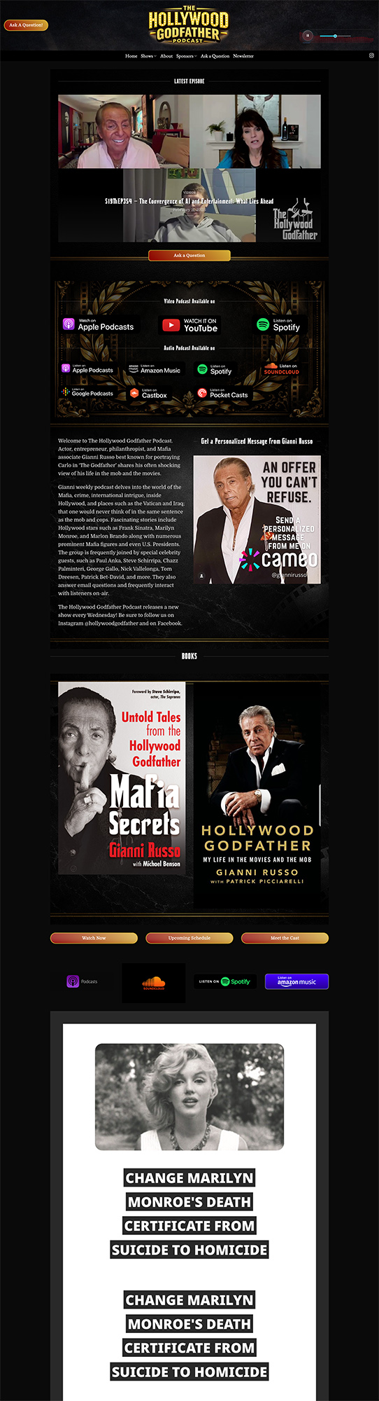 HollywoodGodfatherPodcast.com