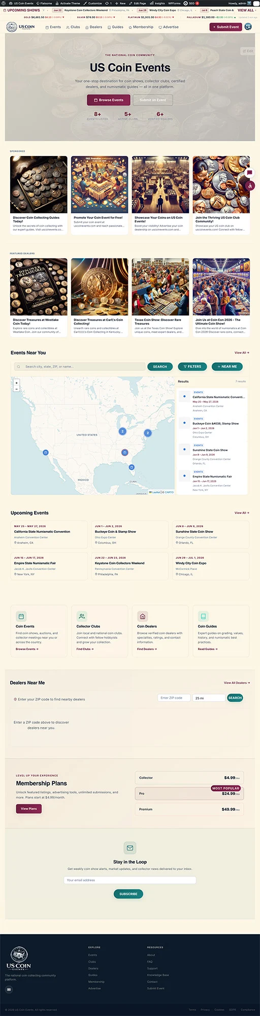USCoinEvents.com